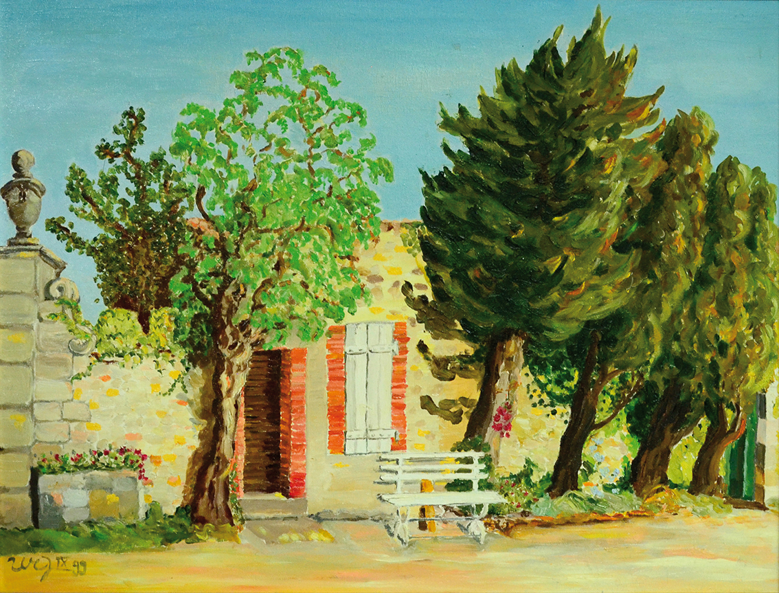 Schlossmauer im Minervois