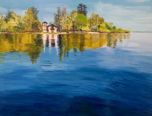 Roseninsel vom Süden aus